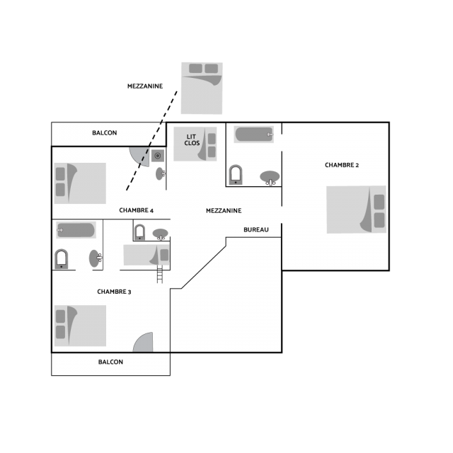 CHALET CRISTAL 1st FLOOR