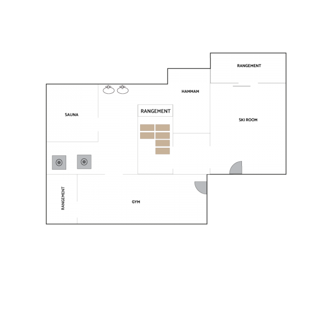 CHALET ARDOISE SOUS-SOL