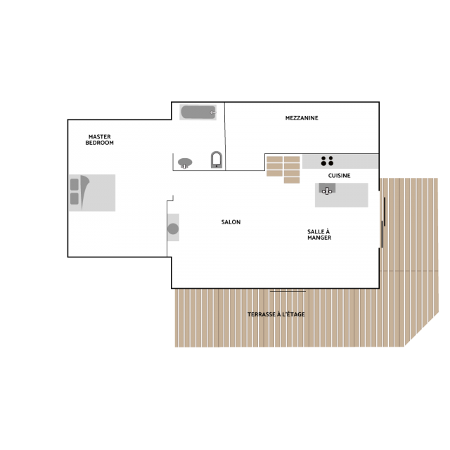 CHALET GRANIT 1ST FLOOR