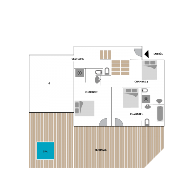 CHALET GRANIT GROUND FLOOR