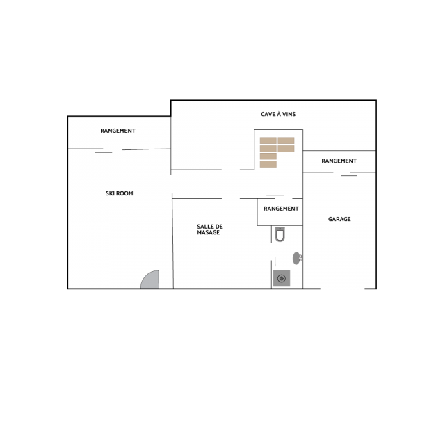 CHALET GRANIT BASEMENT