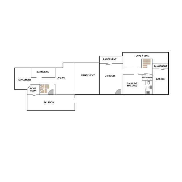 CHALET QUARTZ SOUS SOL